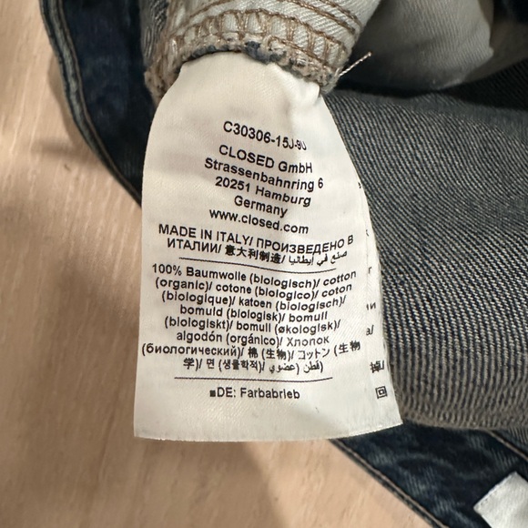 %100 Italian Premium Denim Jeans by designer brand “Closed”. US 30 Mens - Picture 9 of 9